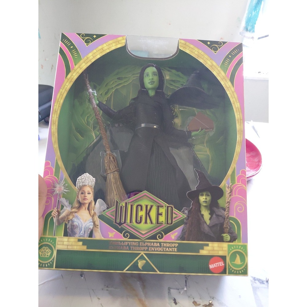 Mattel Collectible Fashion Doll Wicked: For Good Deluxe Elphaba With Accesories